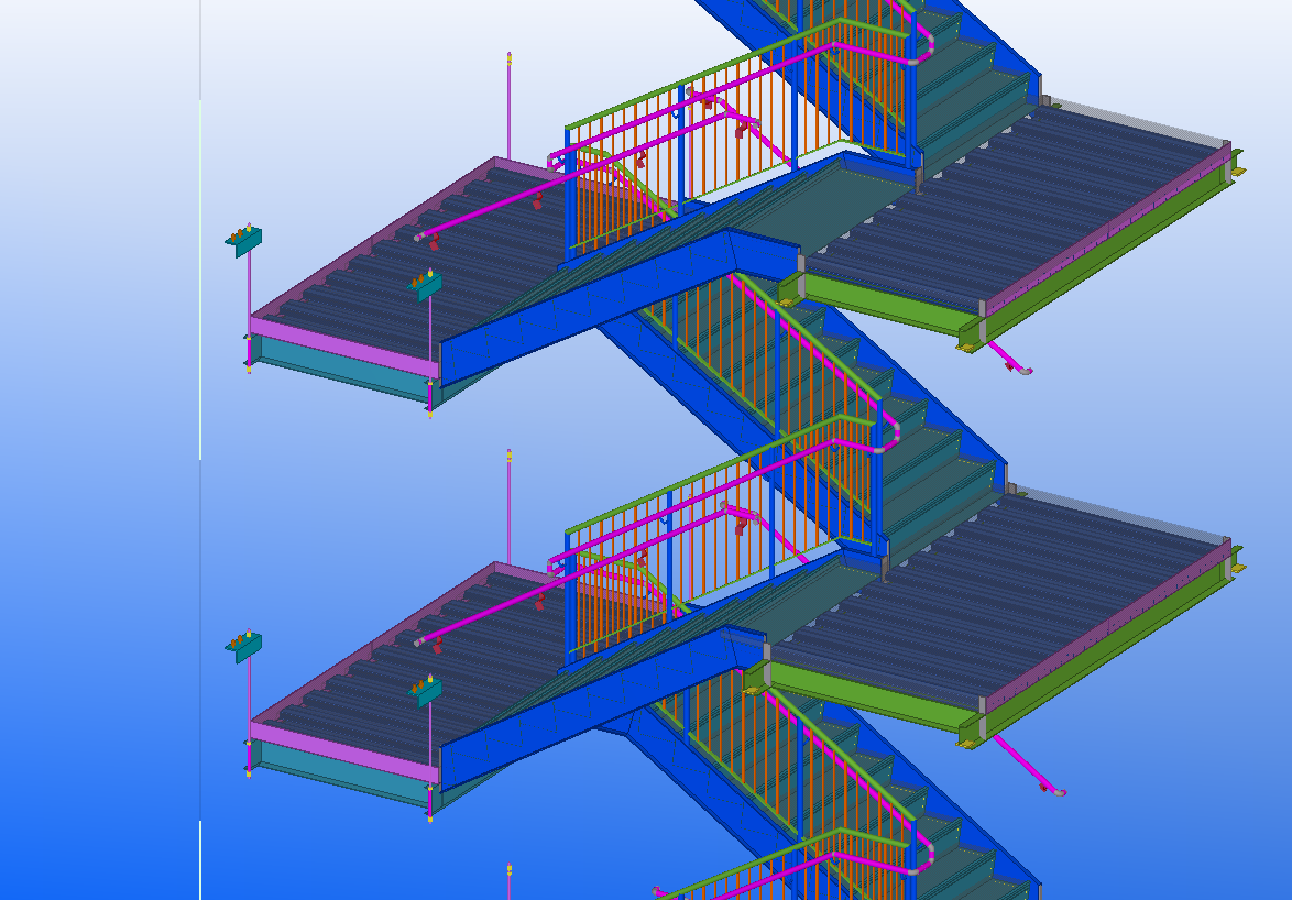 Steel Staircase Detailing
